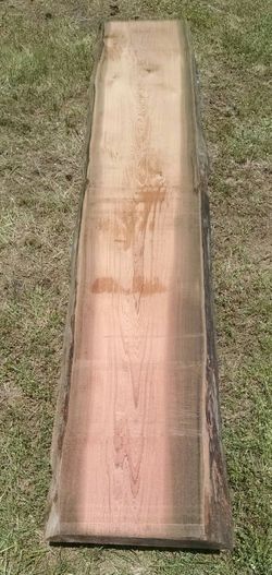 Old growth red cedar slab wood