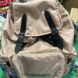 Burberry pink backpack new arrivals