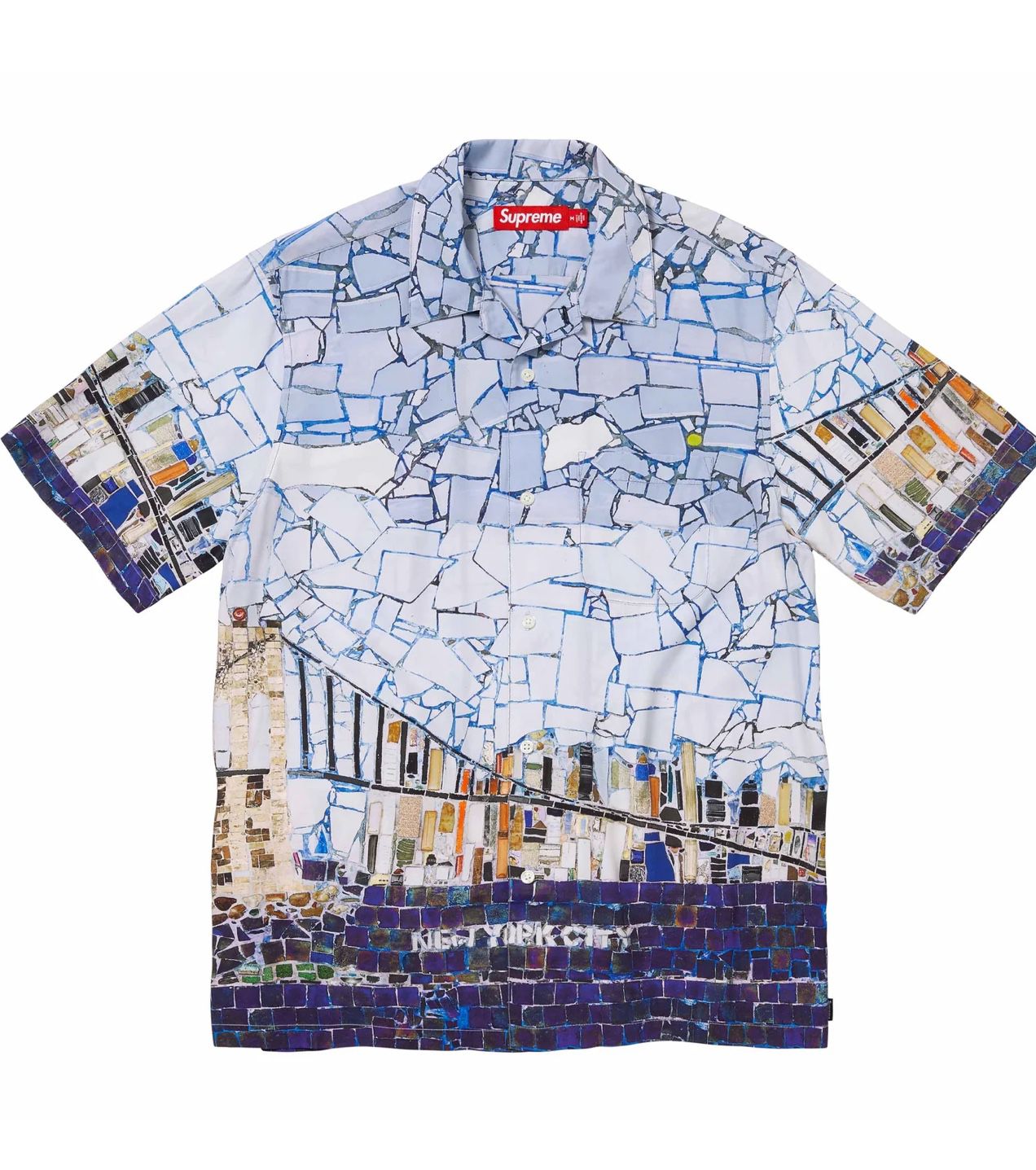 Supreme Mosaic S/S Shirt Size L NWT Deadstock CONFIRMED ORDER