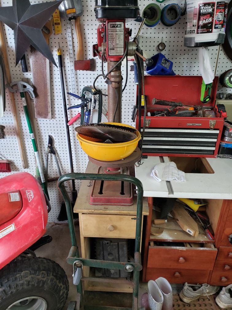 Old school drill press
