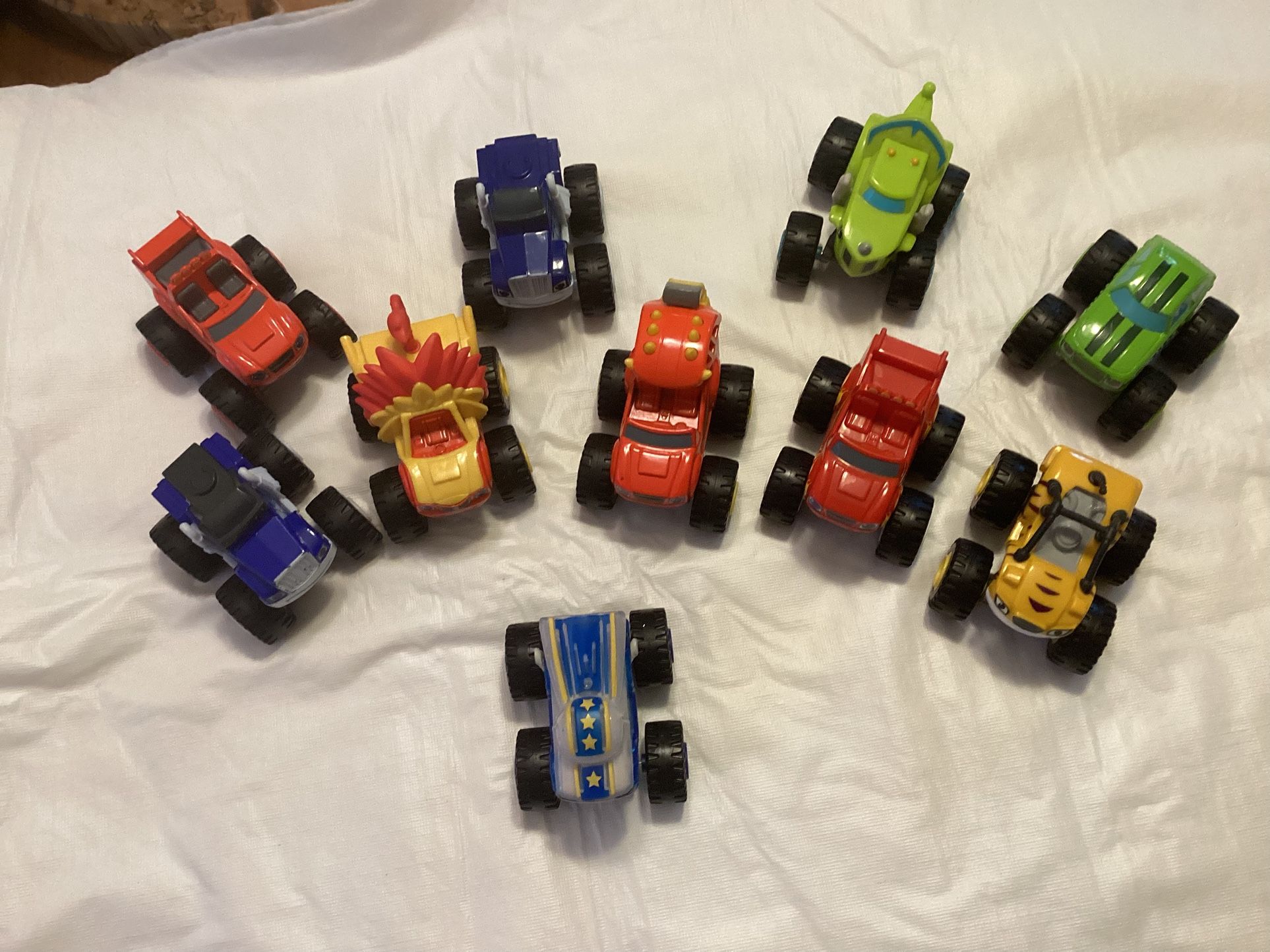 Toy Cars(10) Monster Trucks-$35