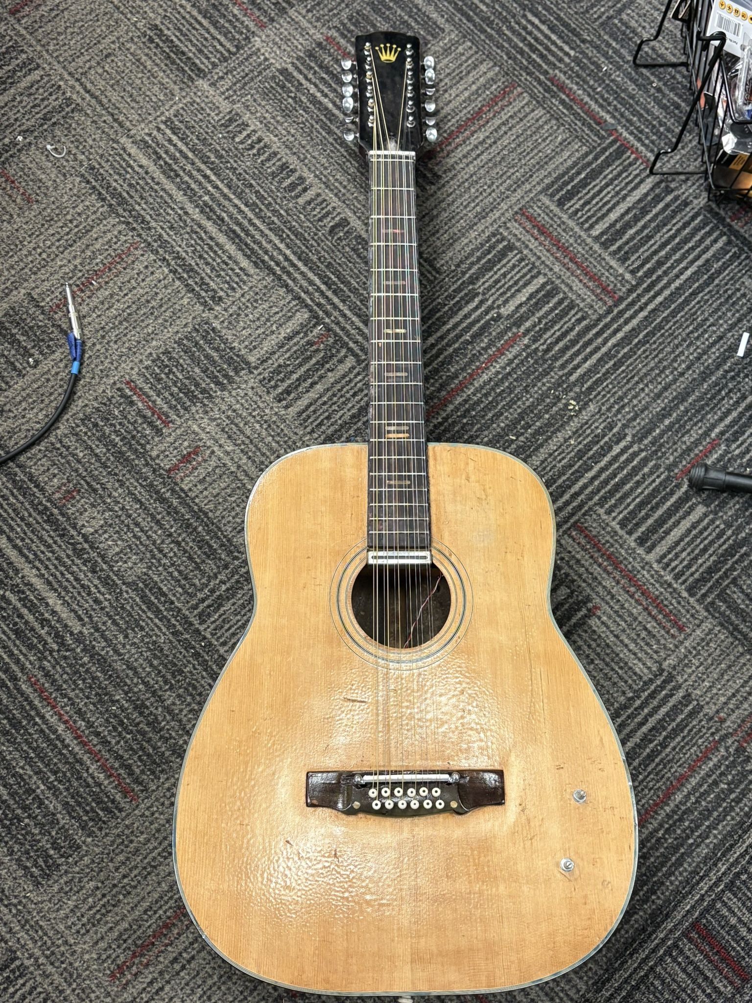 Vintage 12 String Acoustic Guitar 