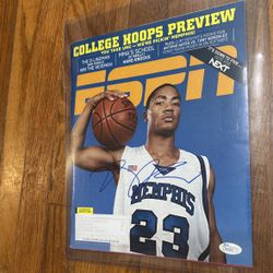 Derrick Rose & Mike Beasley Autograph ESPN Covers