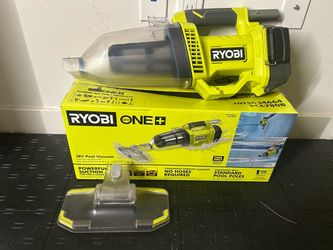 RYOBI ONE+ 18V Handheld Cordless Pool Vacuum Cleaner (Tool Only) with Floor Head