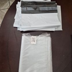 Poly and bubble shipping bags