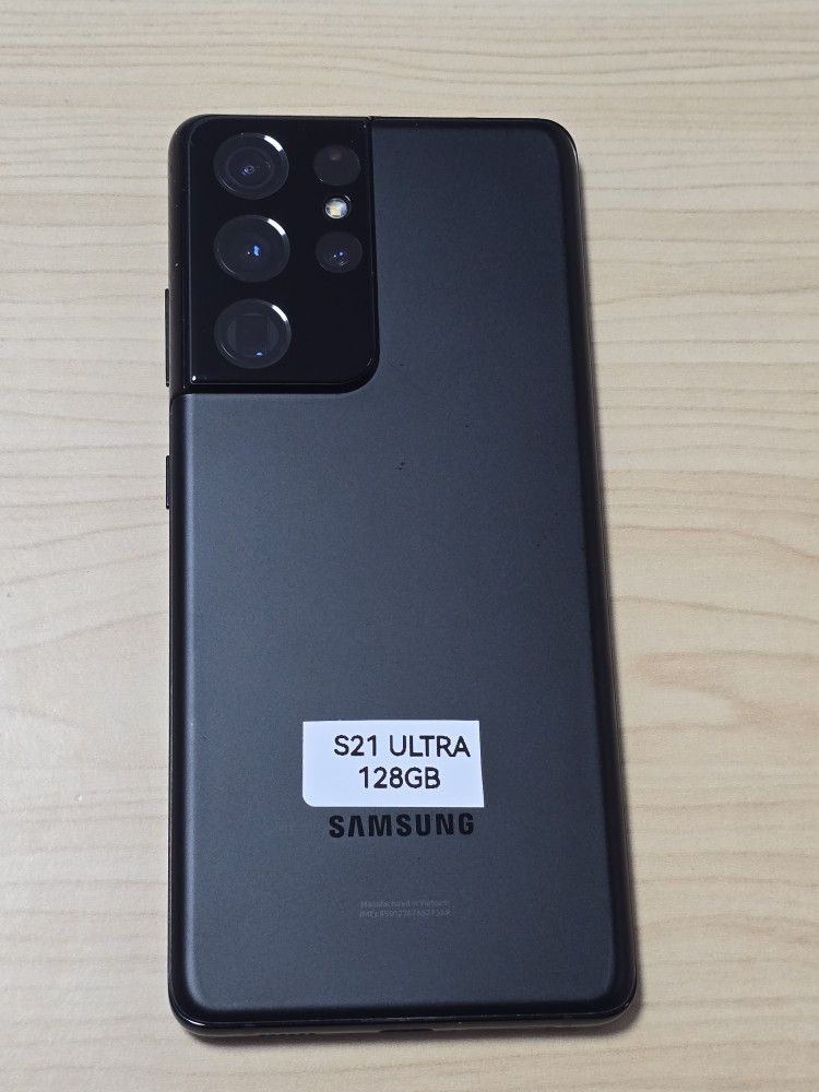 Samsung S21 Ultra 128GB UNLOCKED. Firm Price.     Store Pick Up Only.    El Precio Es Firme. Desbloqueado. 