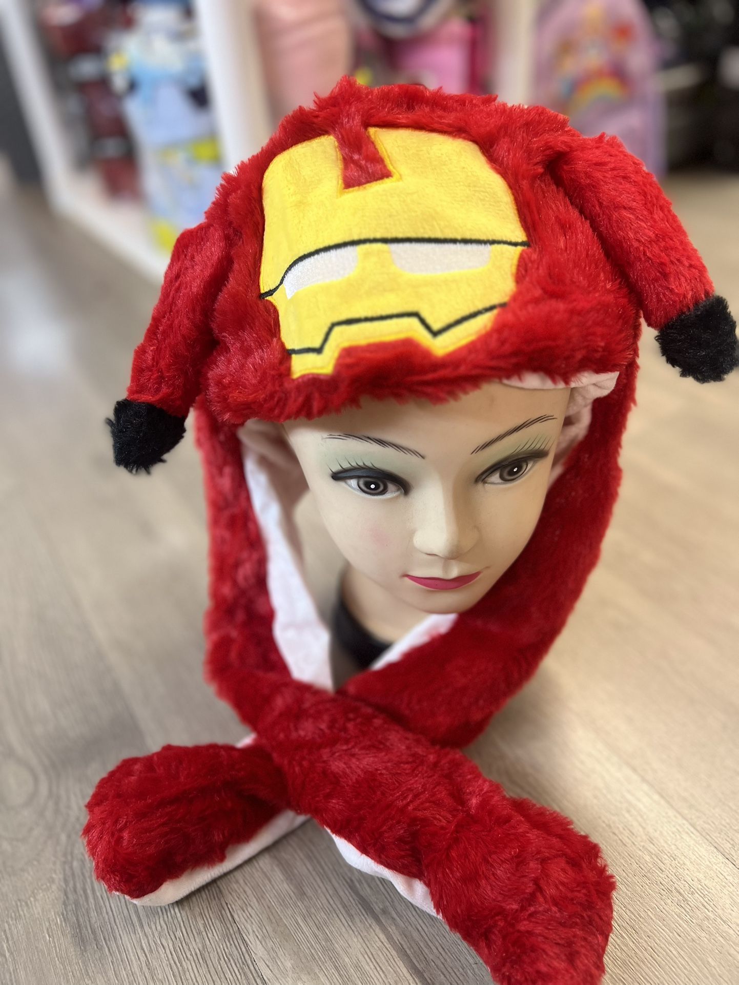 Irion man marvels Hat With Ears And lights