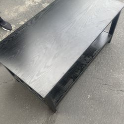 black coffee table 