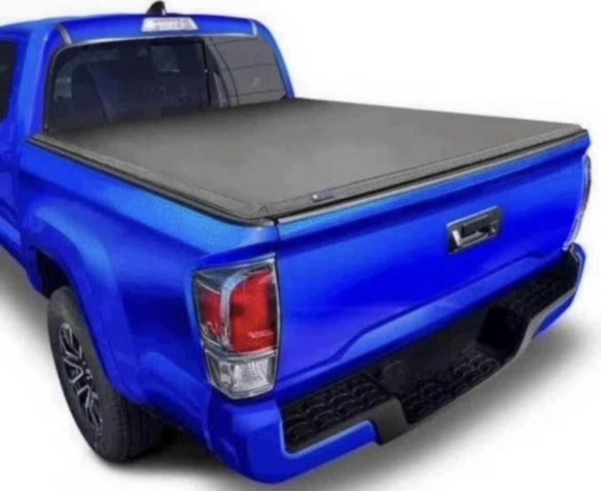 Soft Roll Up Bed Cover, Compatible with 2016-2023 Toyota Tacoma 5' Bed
