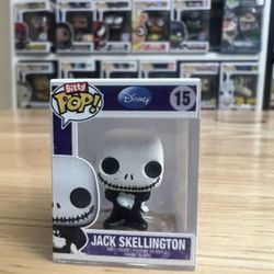 BITTY Jack Skellington 1” Funko Pop #15 Disney Nightmare Before Christmas Movie NBC