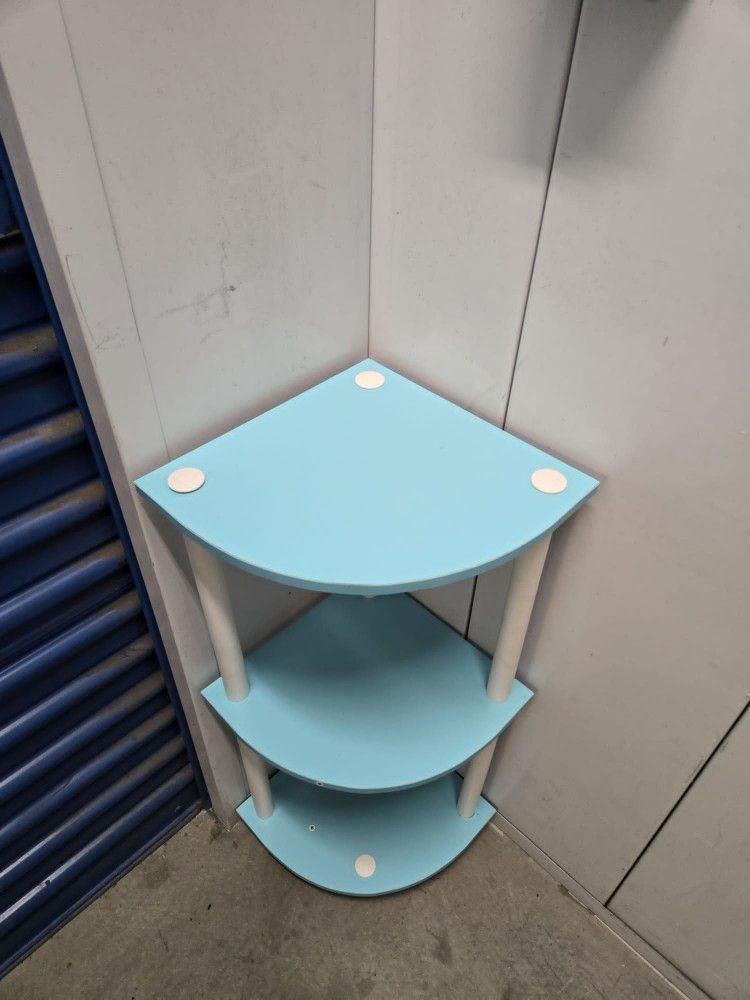$25 Plastic Corner Bookshelves