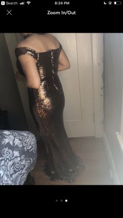 Windsor copper prom dress