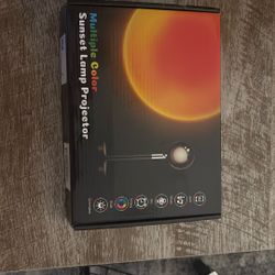 Multi-colored sunset lamp