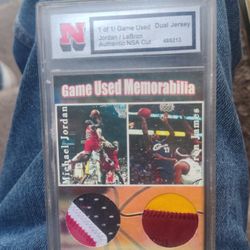NSA USED GAME MEMORABILIA JORDAN JAMES