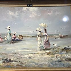 Original Oil painting - Framed  - signed