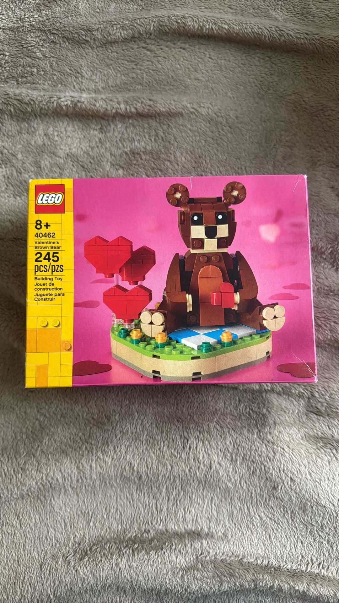Lego Valentines Brown Bear