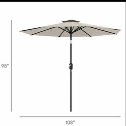 Sombrilla para patio 9 FT