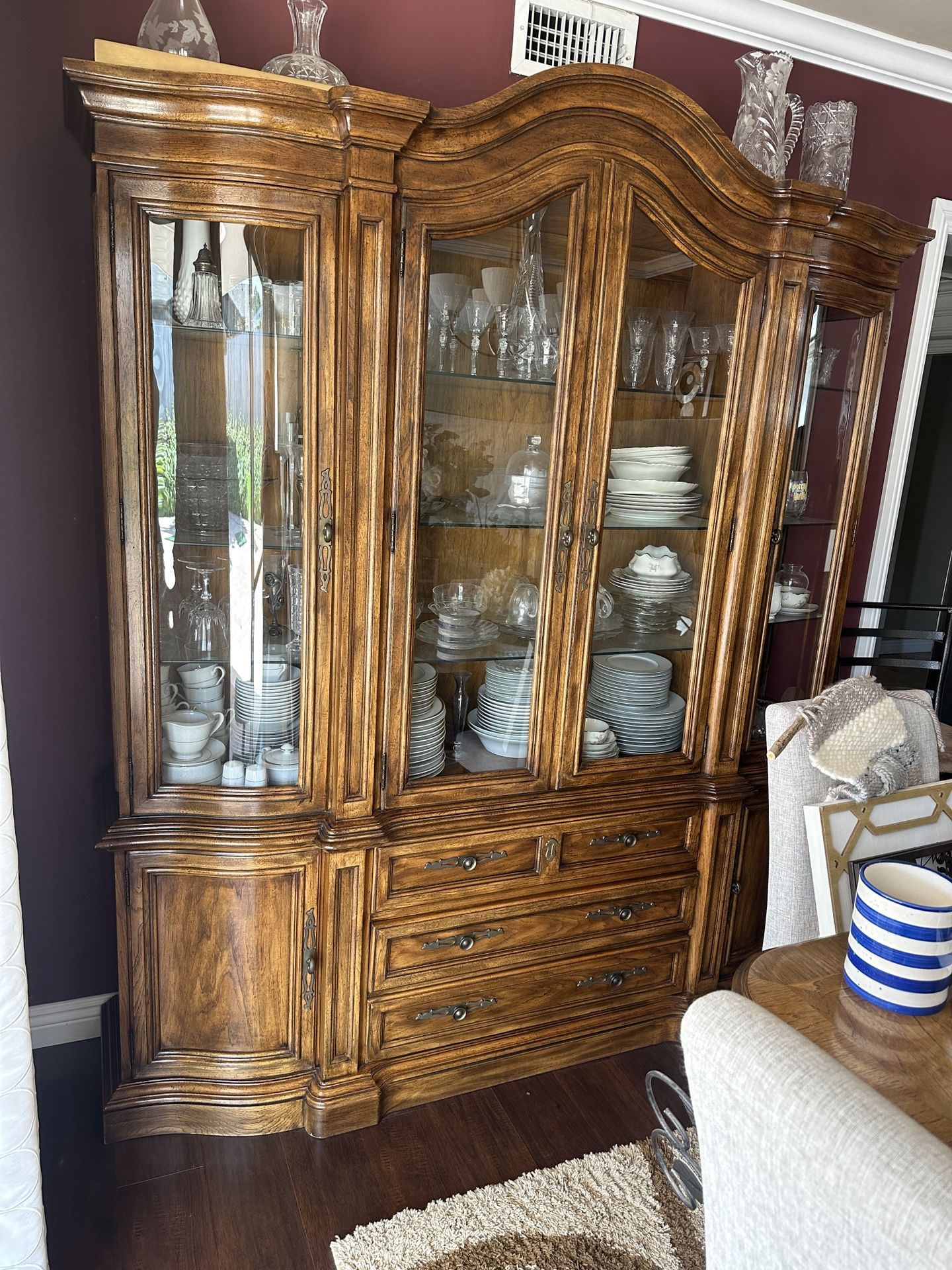 Wood China Cabinet