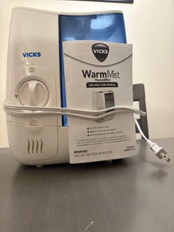 Vicks Warm Mist Humidifier with Manual