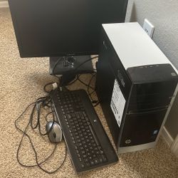 HP Envy computer, Monitor, Keyboard, And Mouse