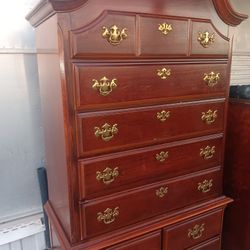 Cherrywood Tall Dresser 
