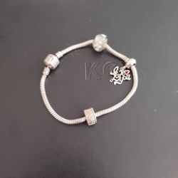 Silver Charm Bracelet 