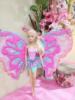 Barbie beautiful butterfly fairy 🌸🦋🌸 her wings are big and so beautiful