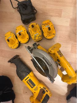 Dewalt sawzall and skil saw