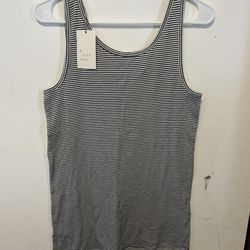 A new day New strips tank top XXL and plain gray tank top XL