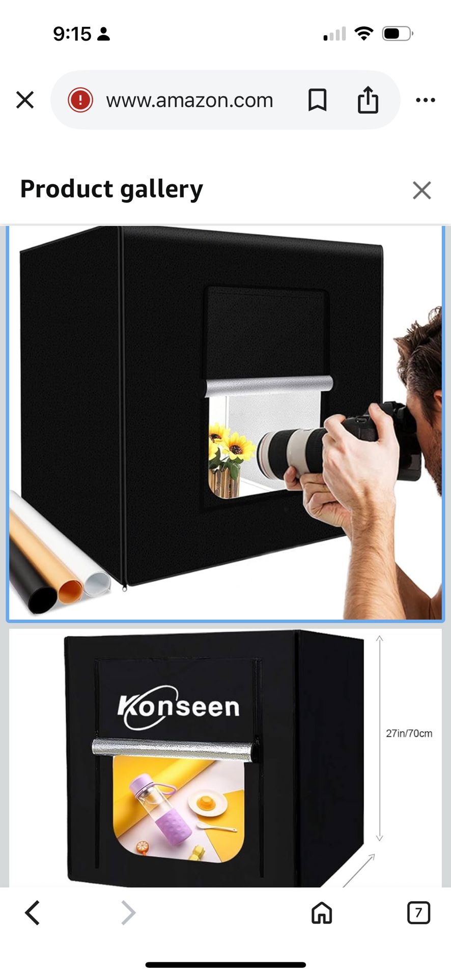 Led Shooting Tent Kit