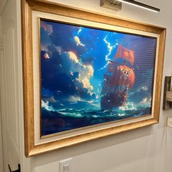 One Piece Wall Art Luxury Large Frame