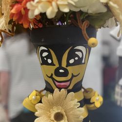 Honey Bee Flower Pot