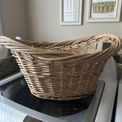 Wicker Laundry Gift Basket