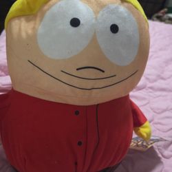 Eric Cartman plush toy from the animated TV series South Park, part of the Kidrobot