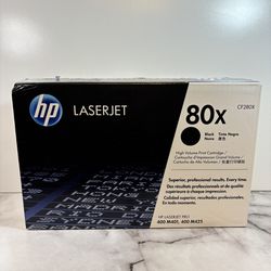 Genuine HP 80X Black Toner - Factory Sealed Box - CF280X - New in Box