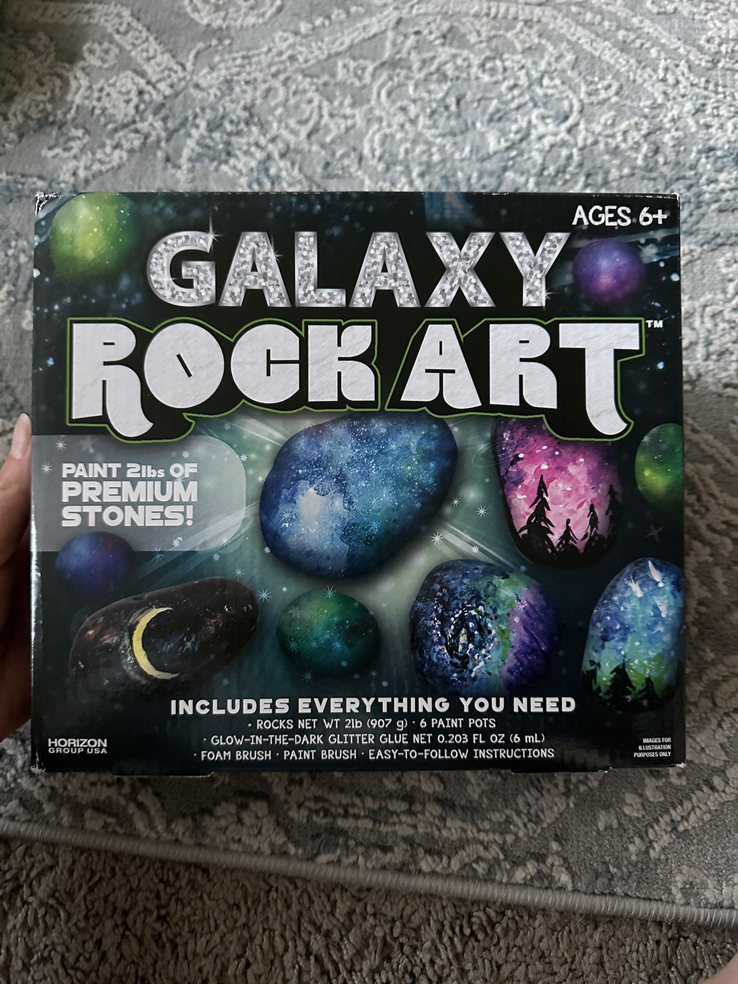 New! Galaxy Rock Art