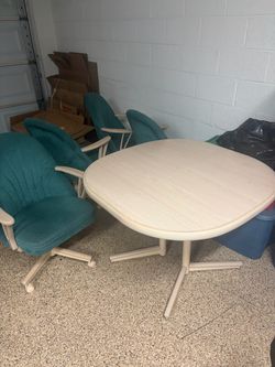 Table and chairs