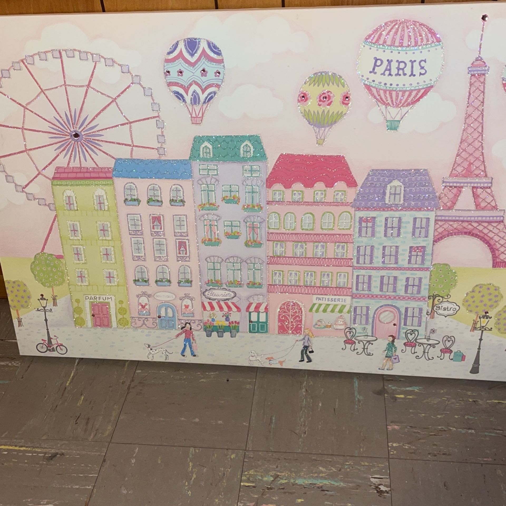 Paris Theme Picture For Girls Room