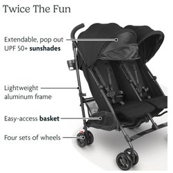 UPPAbaby G-Link v2 Double Umbrella Stroller for Sale in Jersey City, NJ -  OfferUp