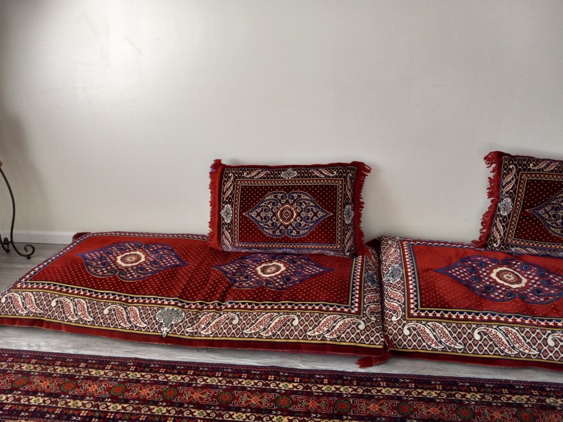 Floor Setting Sofa  Afghan Toshak , Arabic Rug 