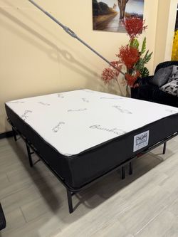 ✨ Brand New Mattress + Platform Bed Frame ✨