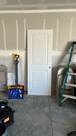 New Bedroom Door Painted white