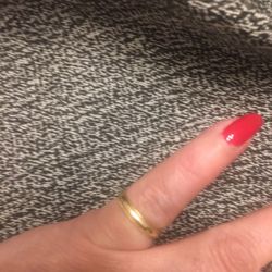 Wedding band size 5, 14k gold