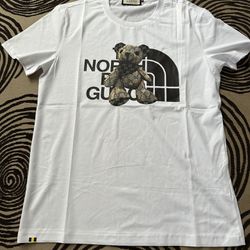Gucci x The North Face Size m Brand New White T-shirt 