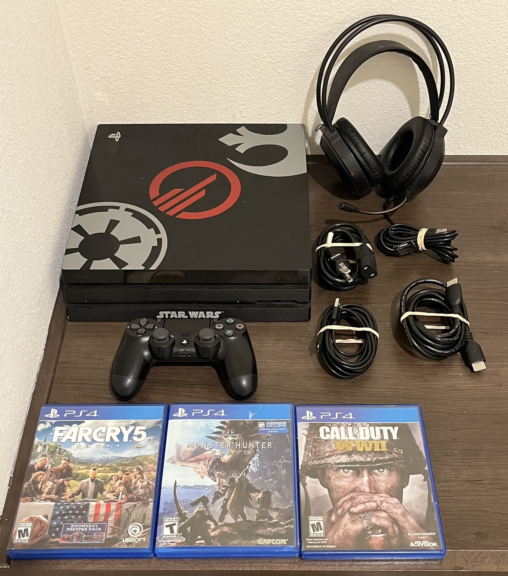 Limited Edition Star Wars Battlefront II PlayStation 4 Pro 1tb Bundle 