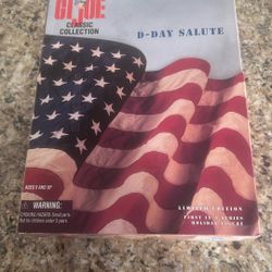 G.I. Joe Classic Collection D-Day Salute Limited Edition New In Box 