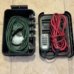 Extension Cords Heavy Duty Outdoor + Indoor Plug-In Simple Set Digital Bar Timer myTouchSmart W/Case