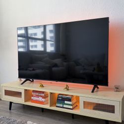 TV CONSOLE With Built In LED Ligthts