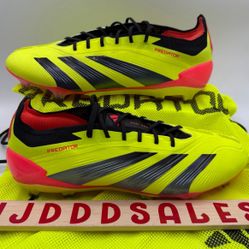 Adidas Predator Elite FG Soccer Cleats Energy Citrus Pack IF5441 Men’s Sizes