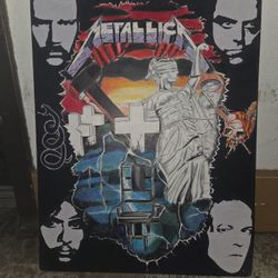 Metallica Poster Board.